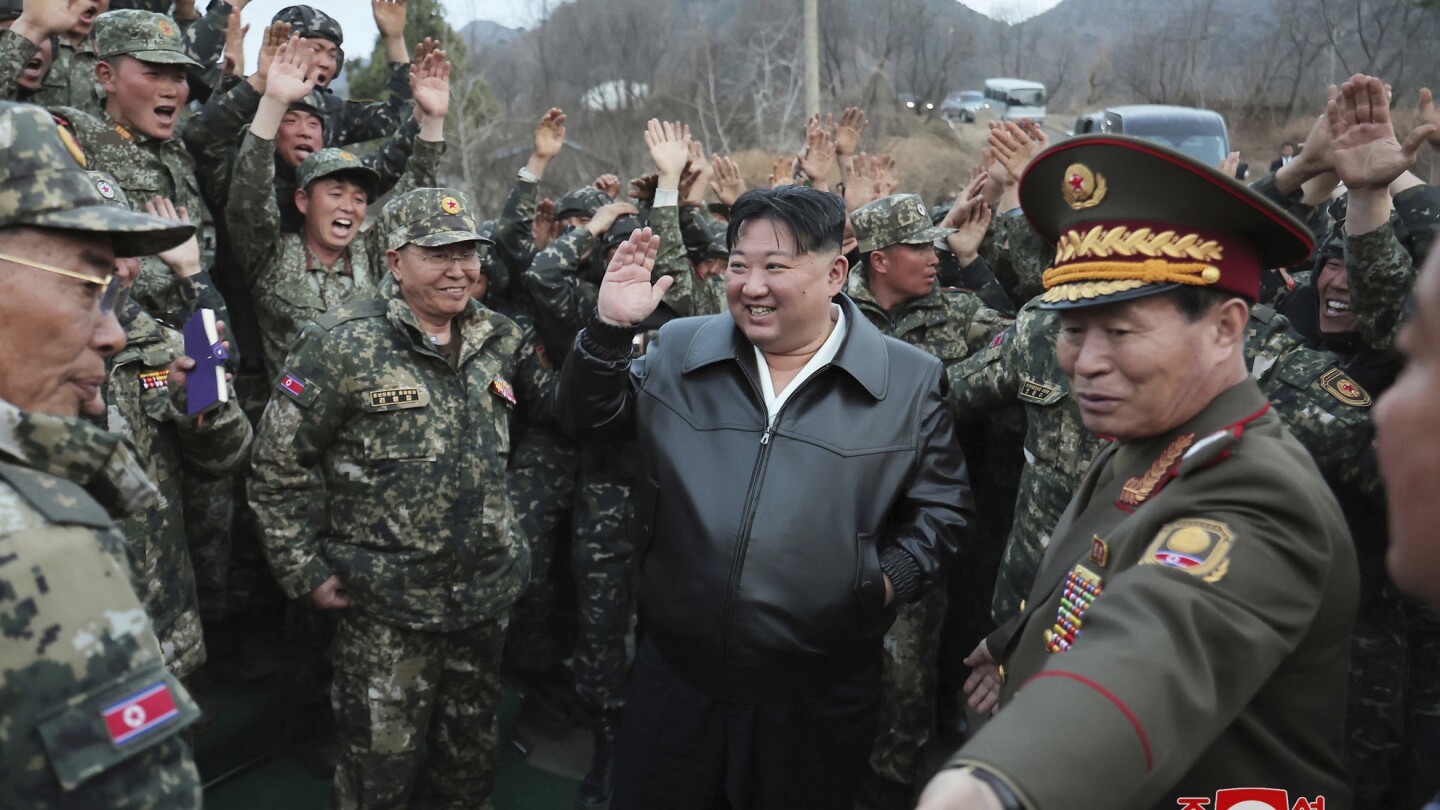 North Korean leader Kim visits tank unit and touts war preparations in face of tensions with Seoul