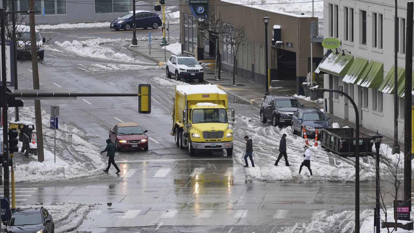 Spring storm lashes central US with snow and threatens South with severe weather