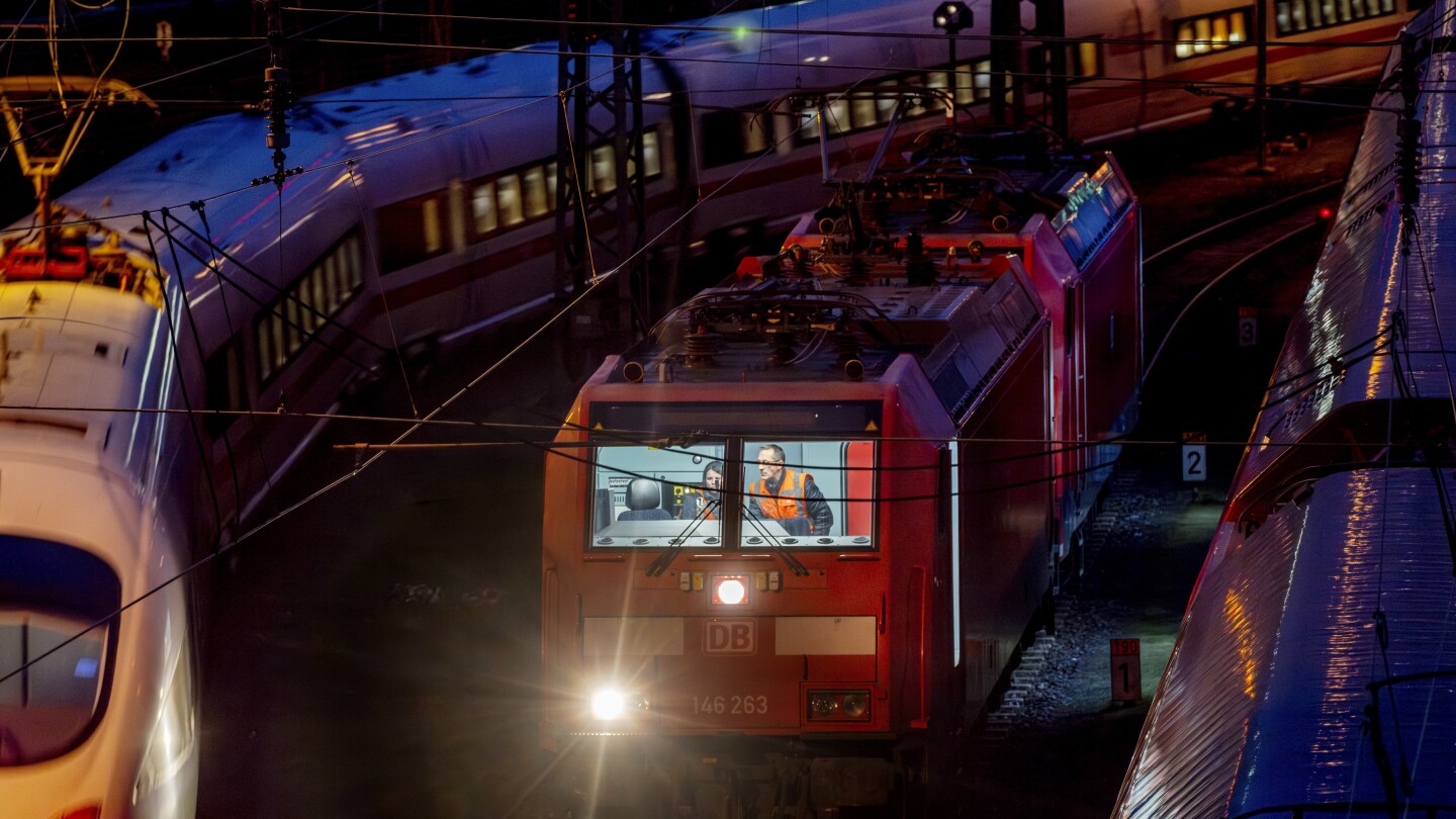 Deal to end German rail strikes features a 35-hour work week with an option to work longer