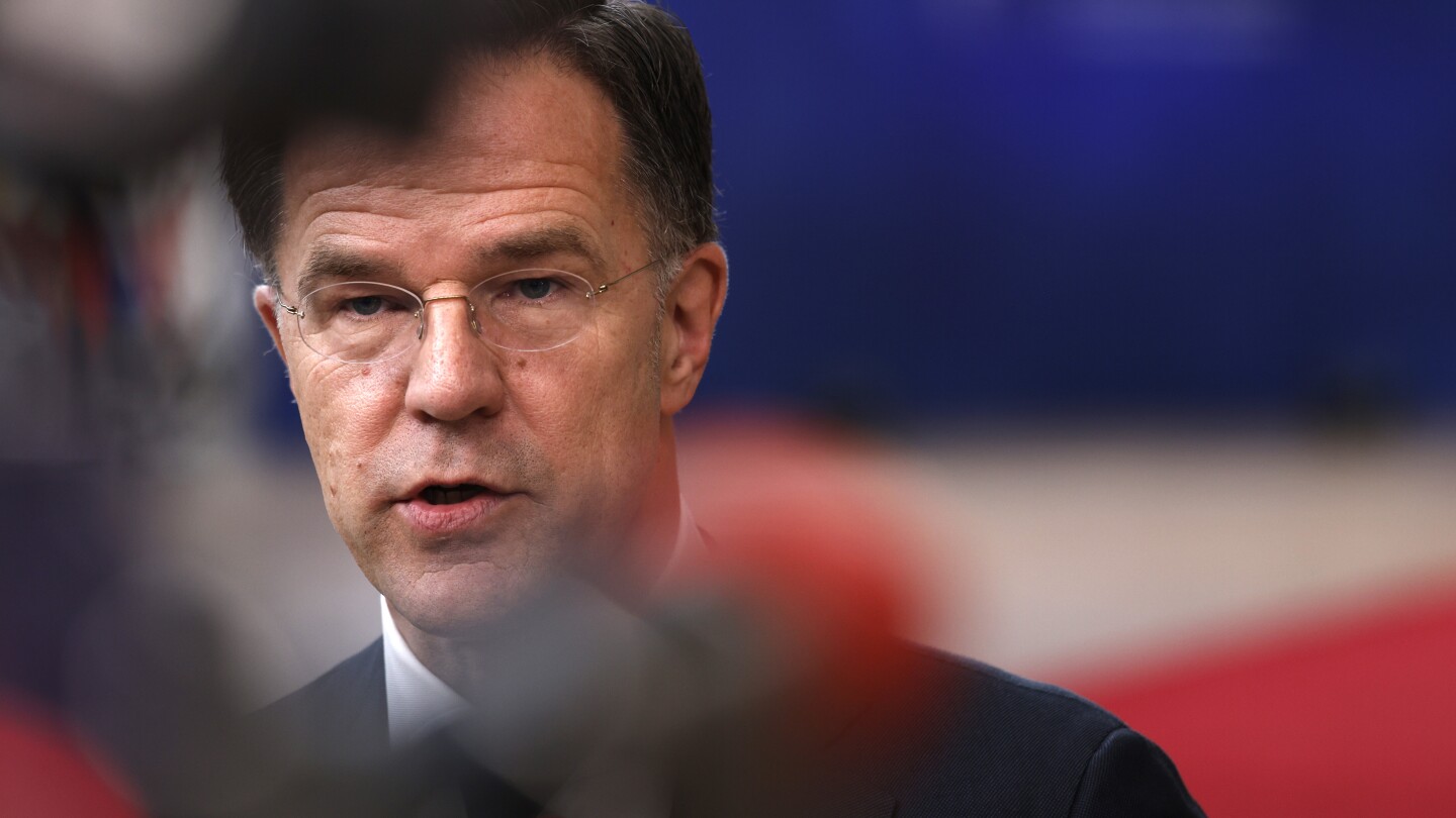 Dutch leader is visiting Beijing for talks on Ukraine, Gaza and restrictions on high-tech exports