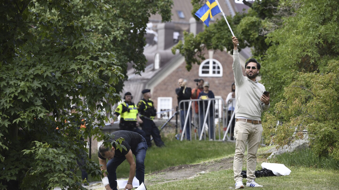 Quran-burning Iraqi man who faces an expulsion order from Sweden plans to seek asylum in Norway