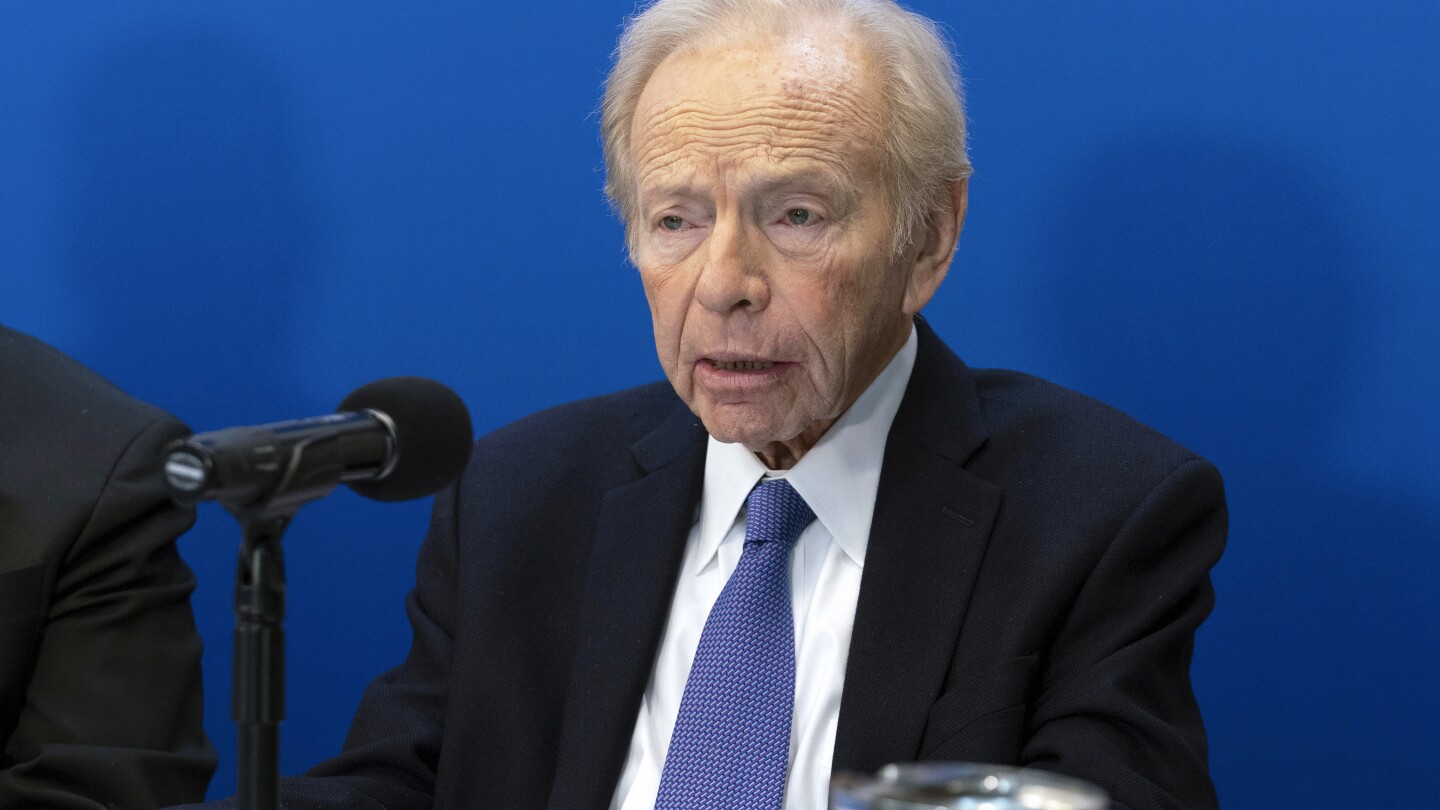 Former Sen. Joe Lieberman, Democrats’ VP pick in 2000, dead at 82