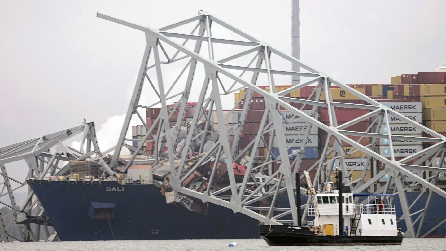 The Latest | Ship was undergoing engine maintenance before it crashed into bridge, Coast Guard says