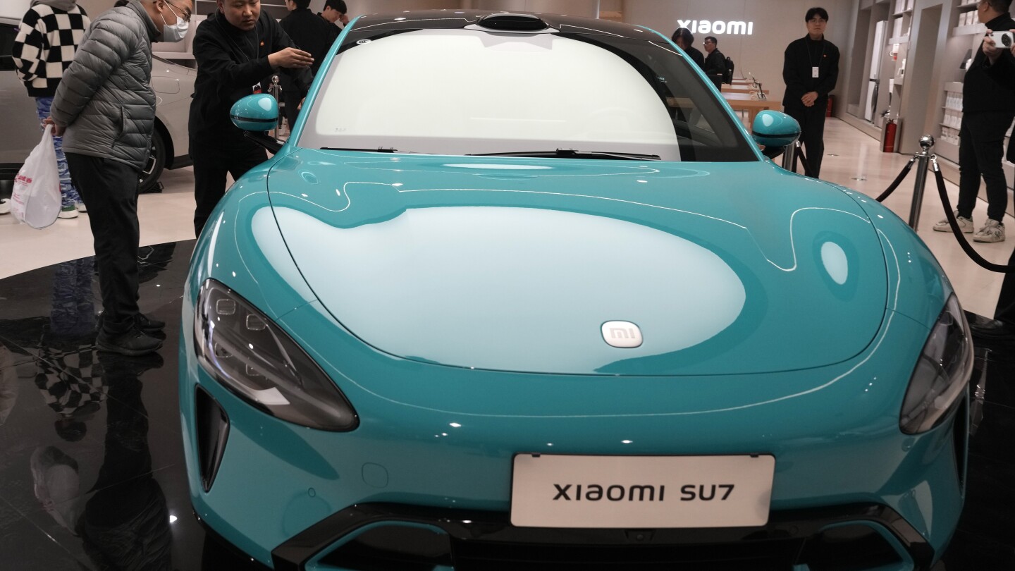 China’s latest EV is a ‘connected’ car from smart appliance maker Xiaomi