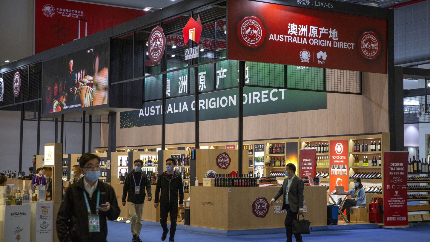China lifts heavy tariffs on Australian wine as ties improve
