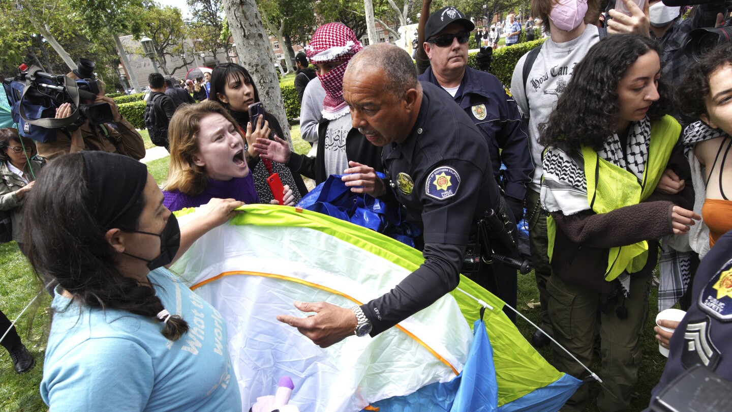 Gaza war protests have emerged across US college campuses