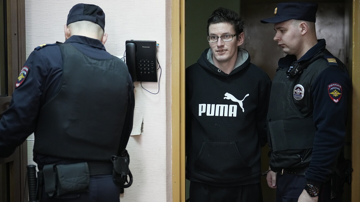 A US citizen facing drug charges in Russia appears in court. His case was adjourned until mid-May