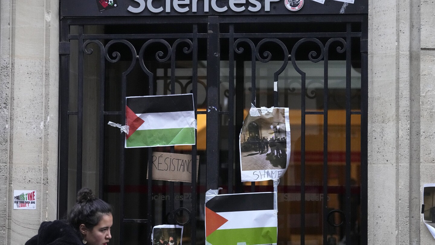 Pro-Palestinian students have peacefully evacuated prestigious Paris university campus building