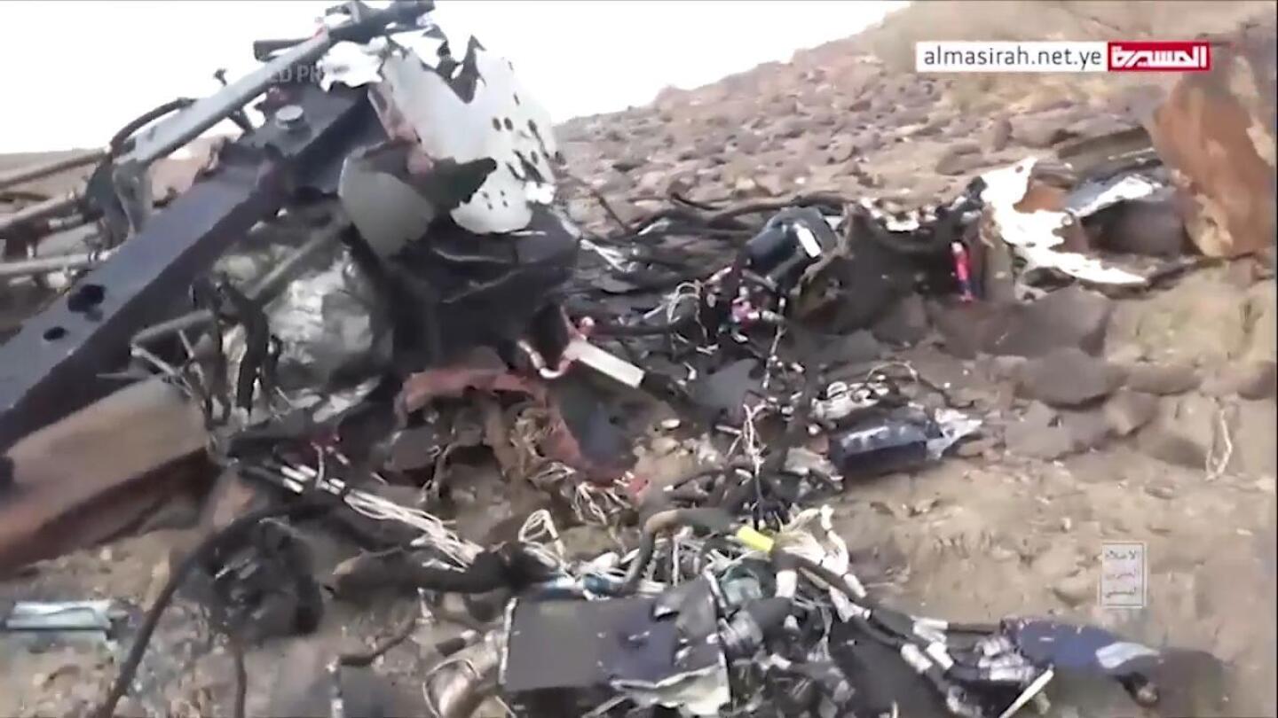 Yemen’s Houthi rebels claim downing US MQ-9 Reaper drone, release footage showing aircraft wreckage