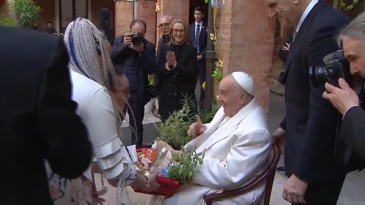 Pope Francis visits a women’s prison in Venice