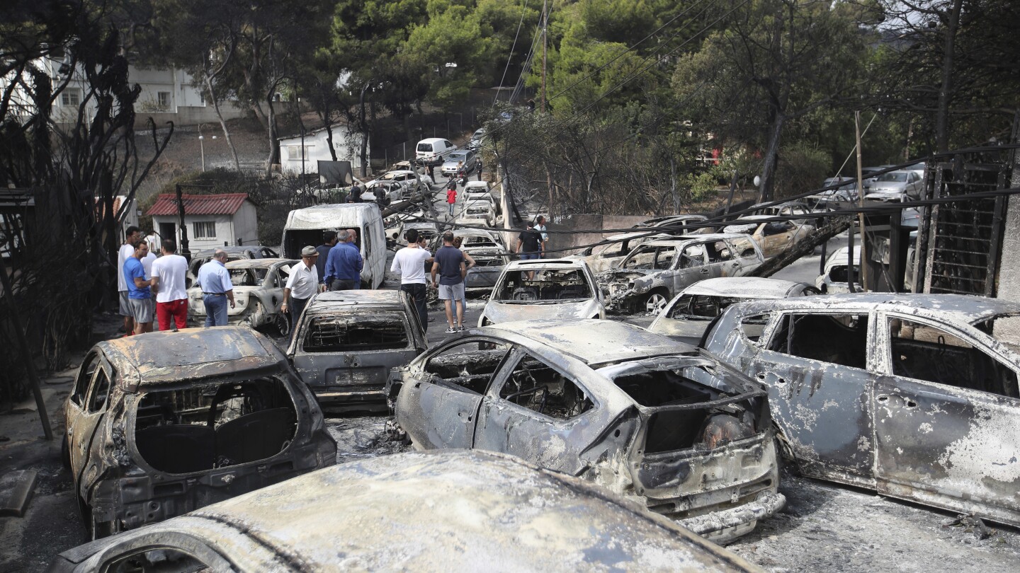 5 ex-officials were convicted over Greece’s deadliest fire but freed after paying fines