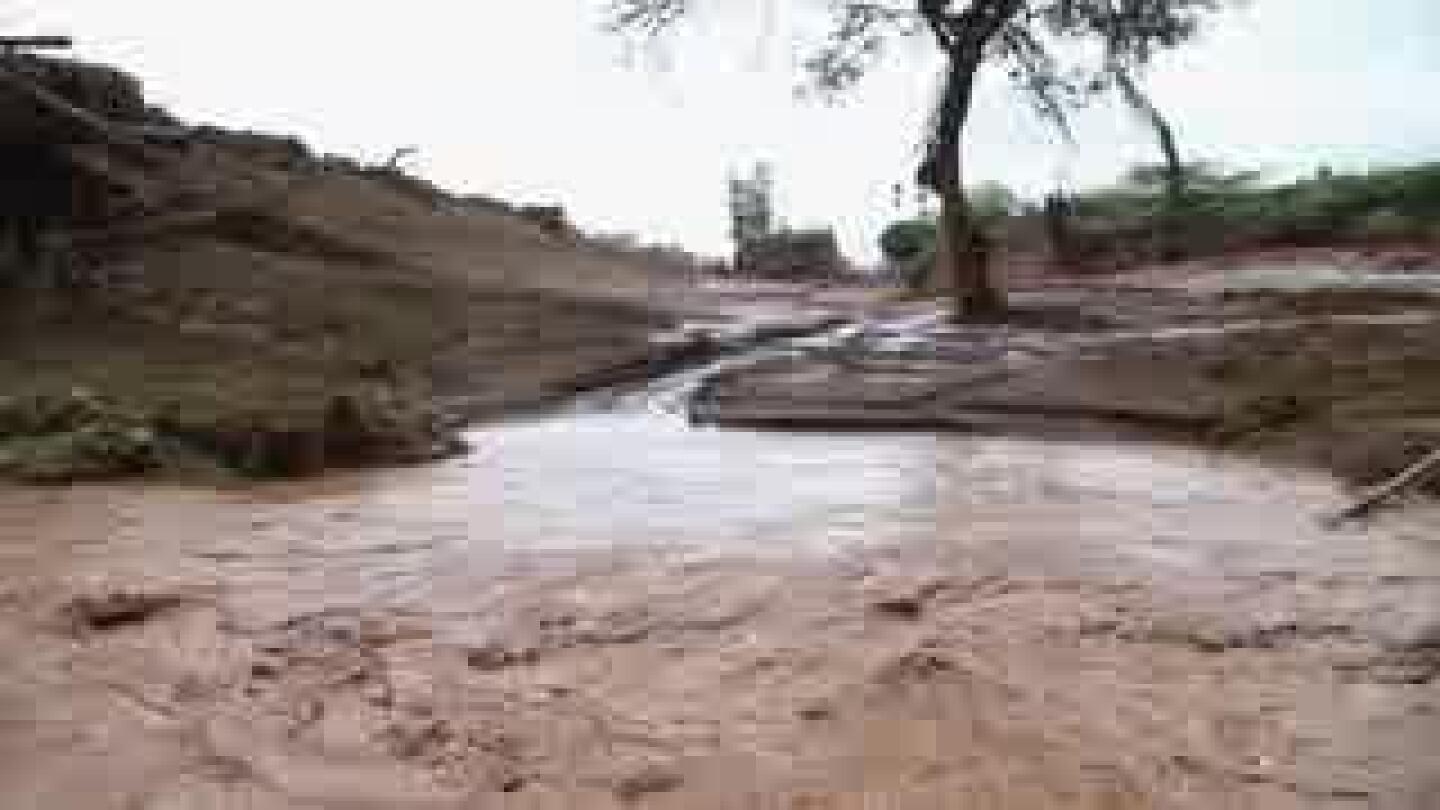 Uprooted trees, damaged houses after Kenya dam bursts following heavy rains