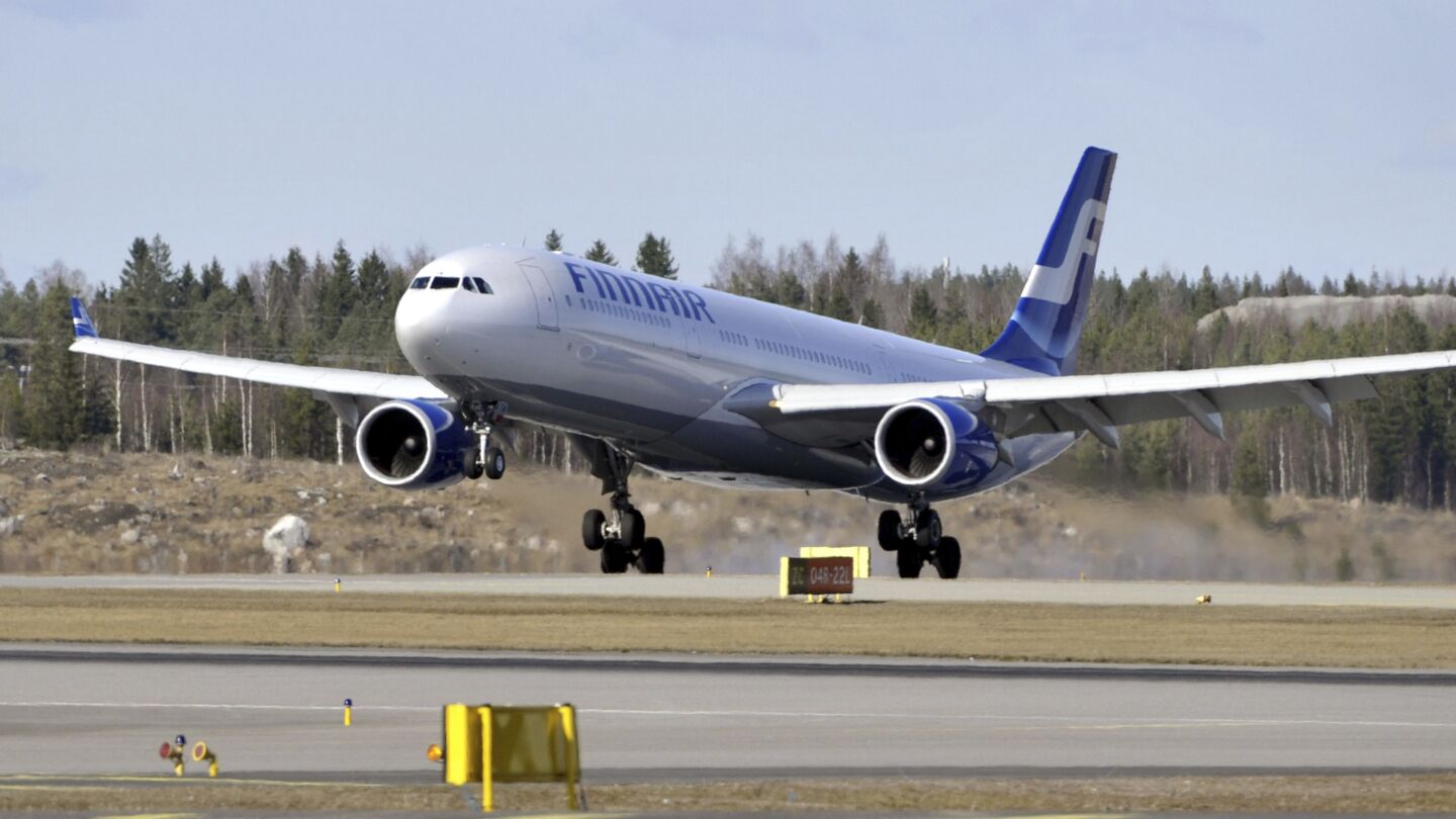 Finnish carrier suspends Estonia flights after GPS interference prevents 2 landings