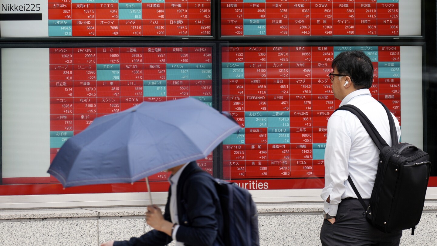 Stock market today: Asian stocks follow Wall St tumble. Most markets in the region close for holiday