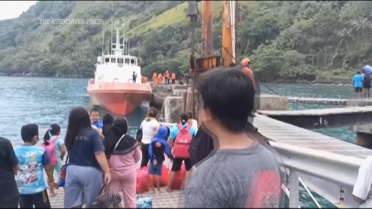 Dozens of Indonesians evacuated amid latest eruption at Mount Ruang volcano