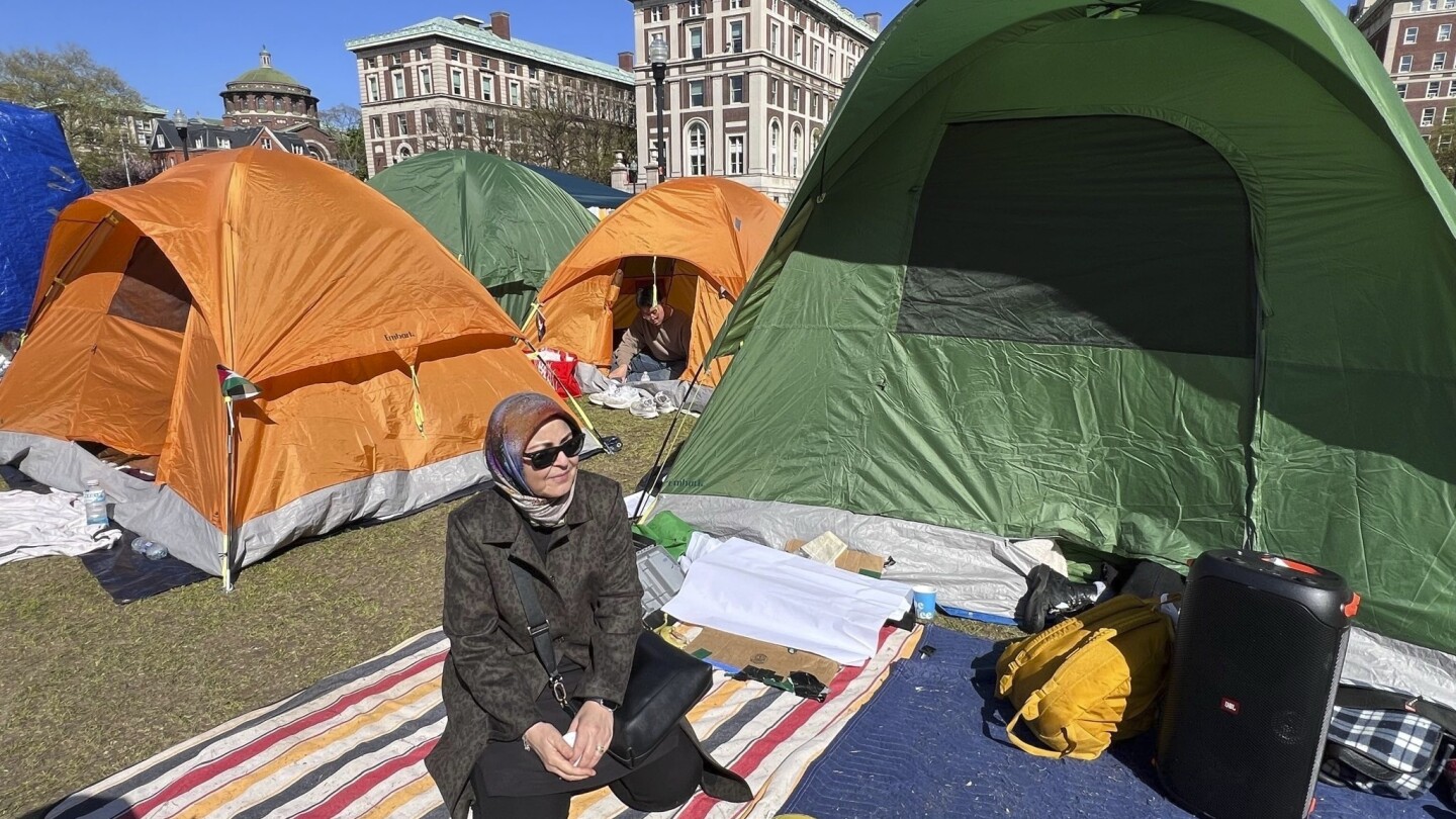 A retired teacher saw inspiration in Columbia’s protests. Eric Adams called her an outside agitator