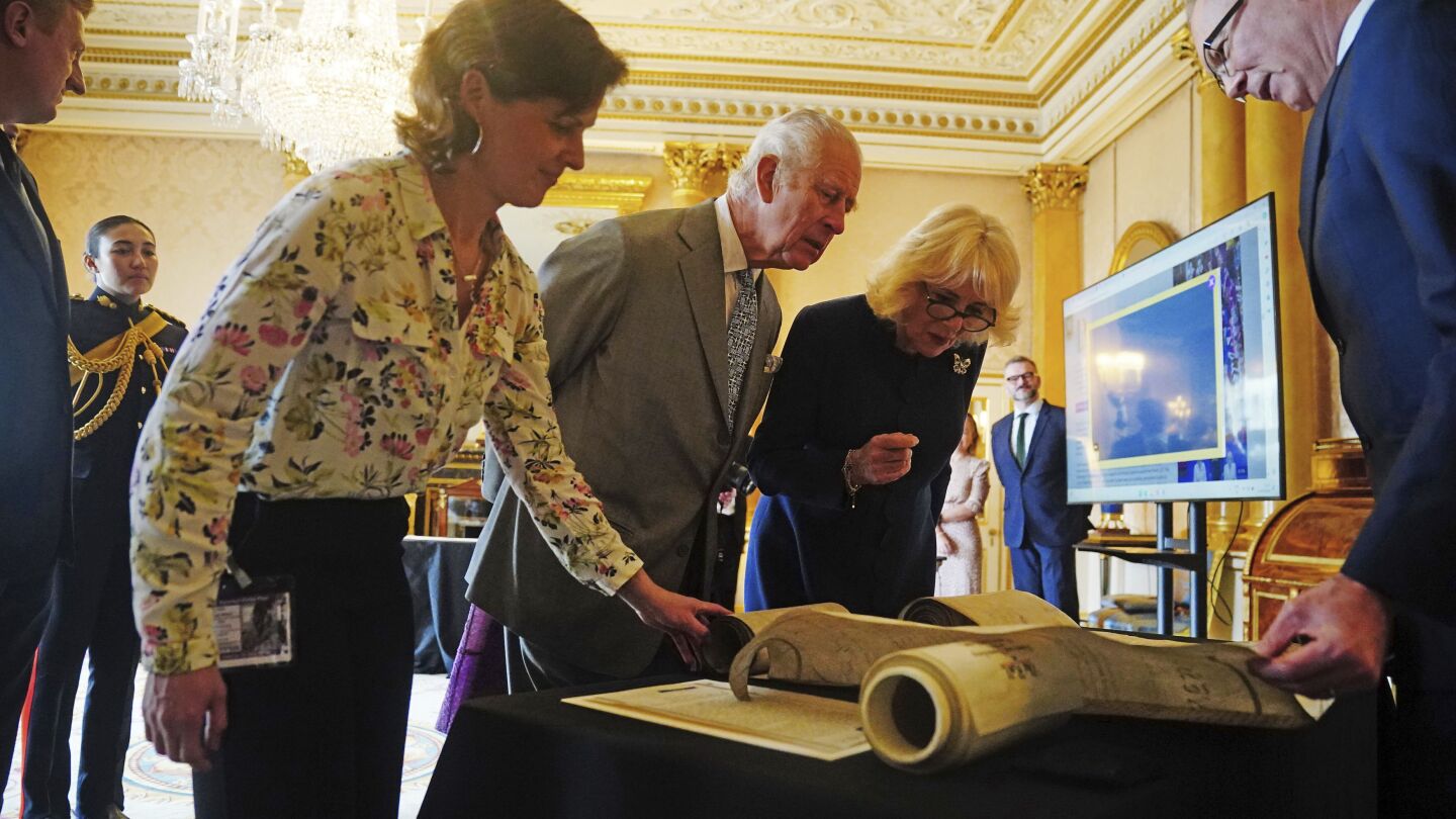 A scroll for the king, a website for the people: Coronation document to be released digitally