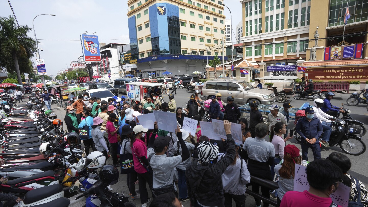 Cambodia’s Supreme Court upholds the 2-year prison sentence of a casino strike leader