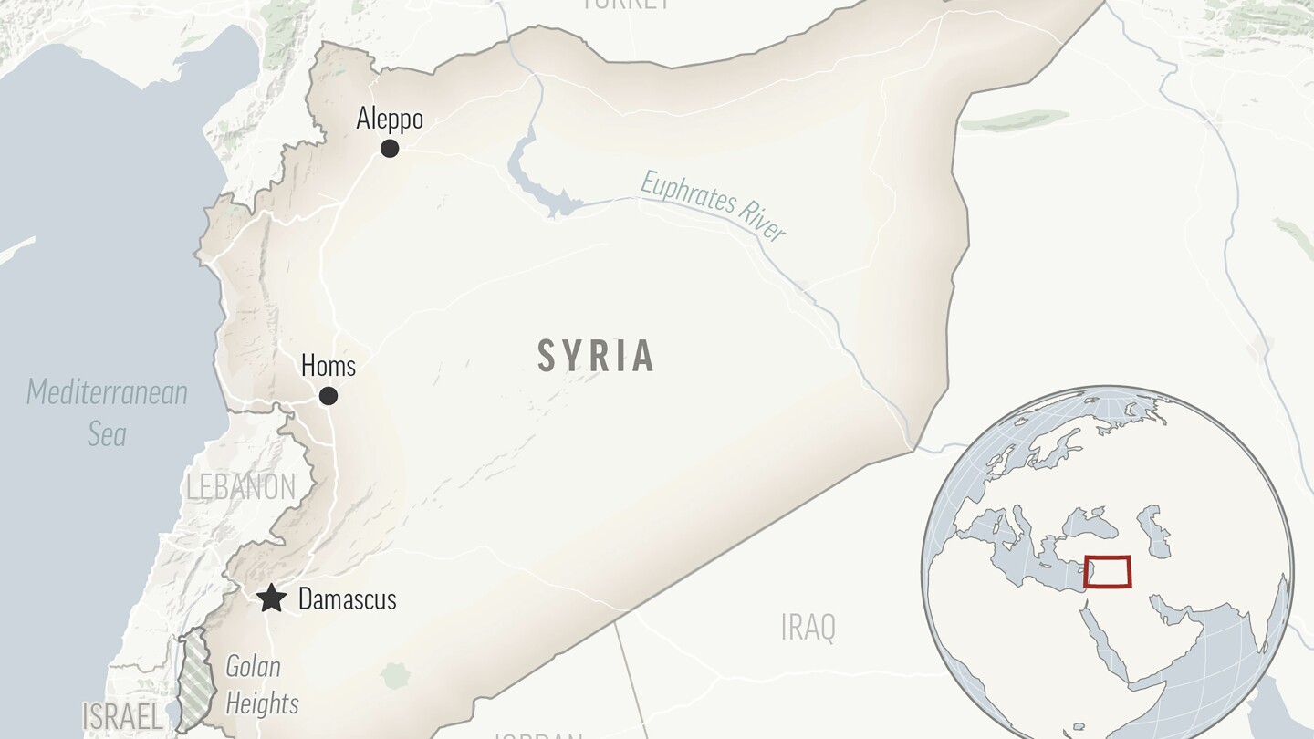 A suspected Islamic State group attack on pro-government force in east Syria kills at least 13