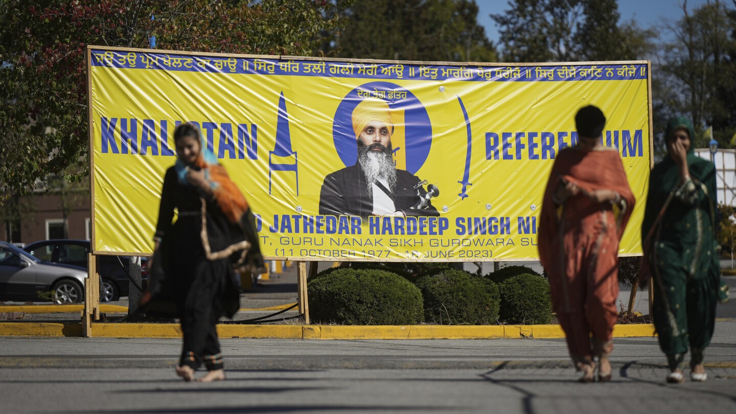 Canadian police make 3 arrests in Sikh separatist’s slaying that sparked a spat with India