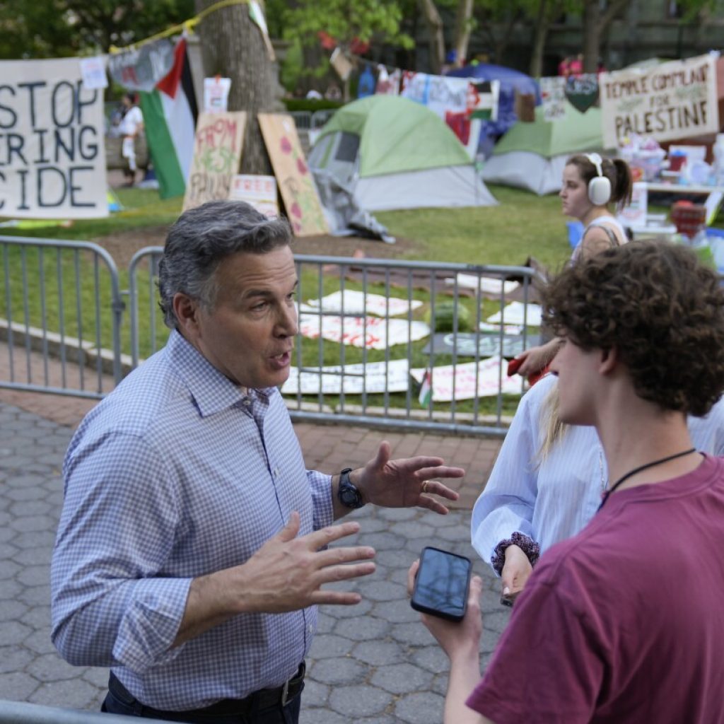 Senate races are roiled by campus protests over the war in Gaza as campaign rhetoric sharpens