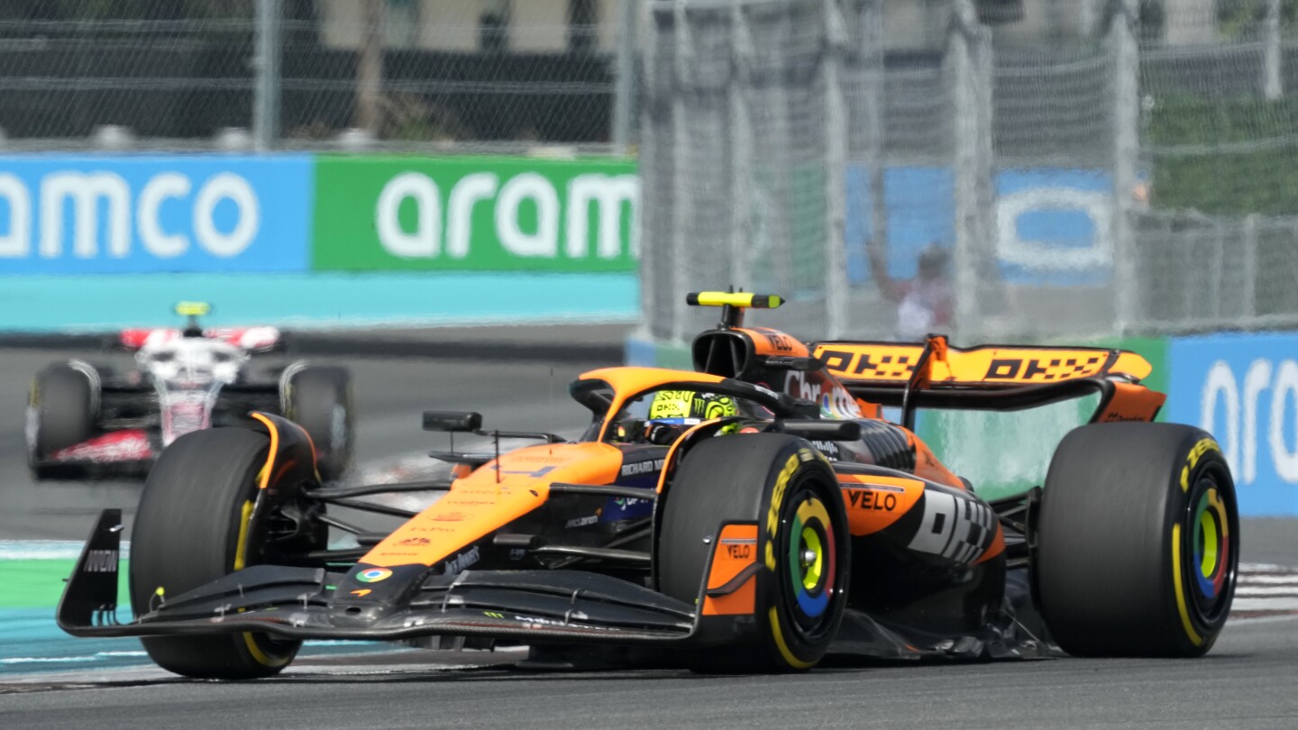 Lando Norris earns 1st career F1 victory by ending Verstappen’s dominance at Miami