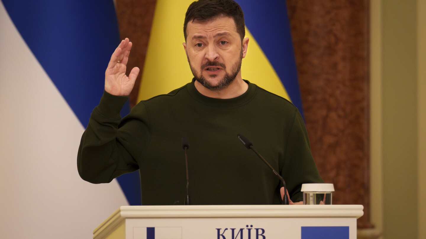 Ukraine says it foiled a Russian spy agency plot to assassinate President Zelenskyy