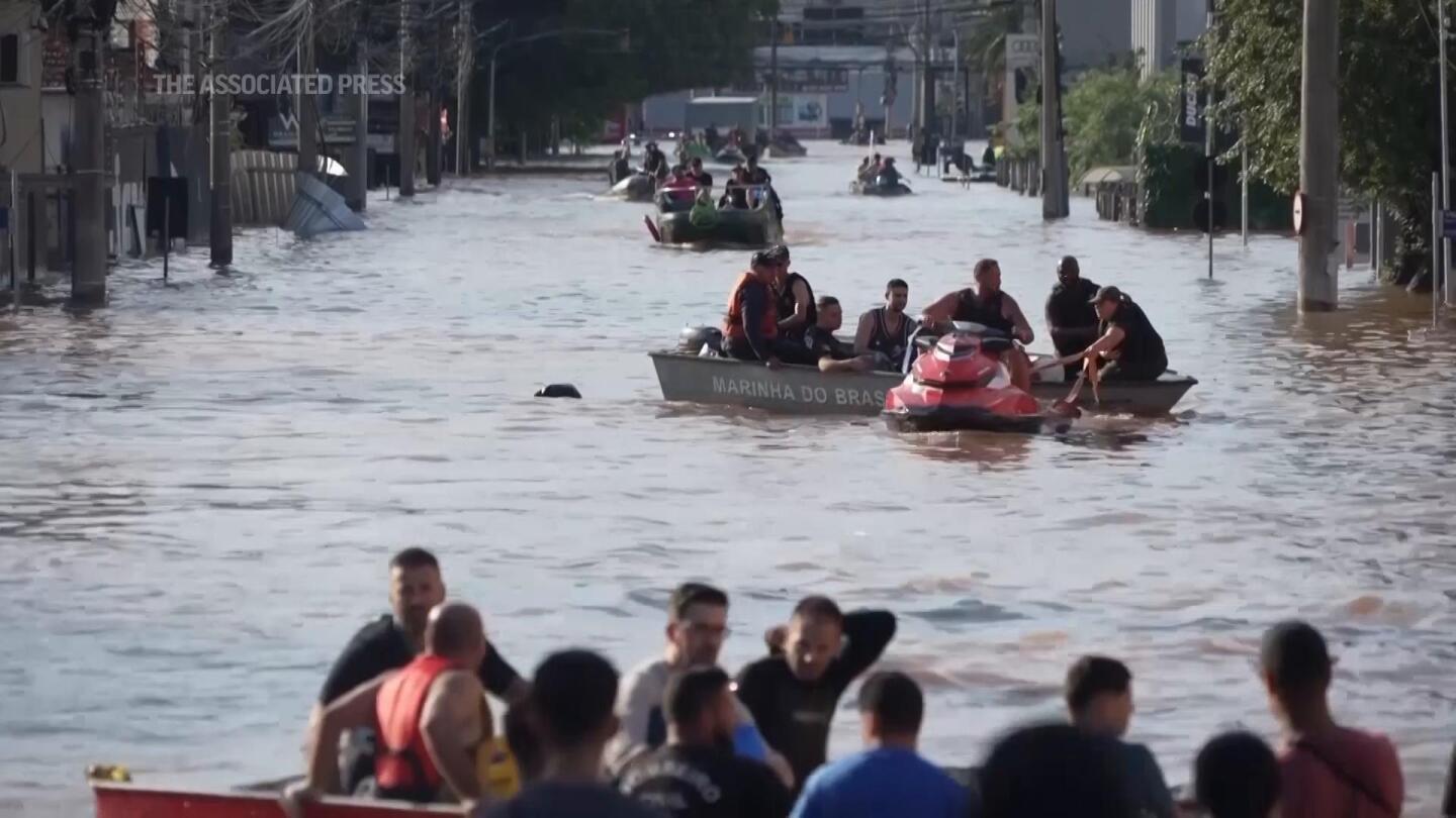 Rescue efforts continue in flooded areas of southern Brazil with at least 90 people confirmed dead | AP News