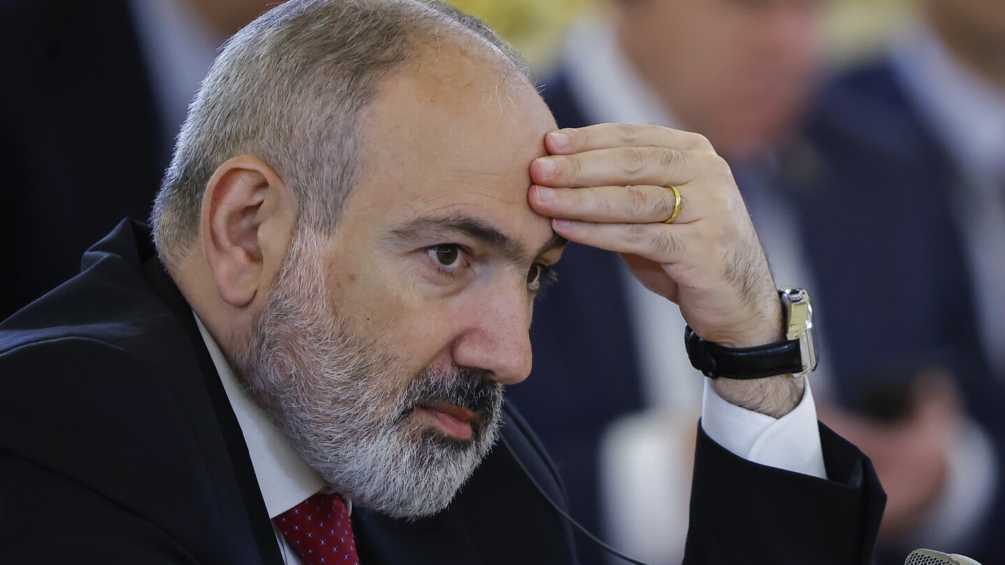 Armenia’s prime minister in Russia for talks amid strain in ties