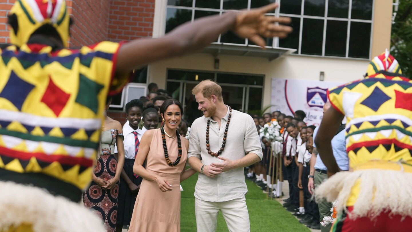 Prince Harry, Meghan arrive in Nigeria to champion the Invictus Games and meet with wounded soldiers