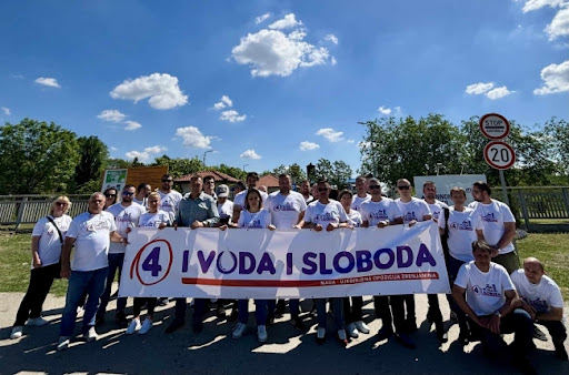 Predstavnici izborne liste ‘I voda i sloboda’ počeli kampanju da Zrenjanin više ne bude žedan