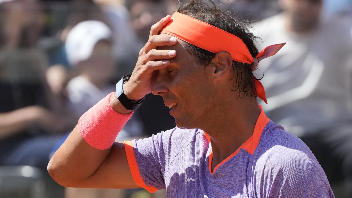 Rafael Nadal reconsidering his status for the French Open after a lopsided loss in Rome