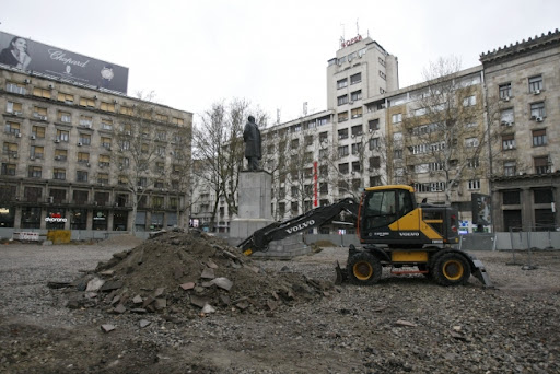 Poskupela rekonstrukcija beogradskog Trga Nikole Pašića