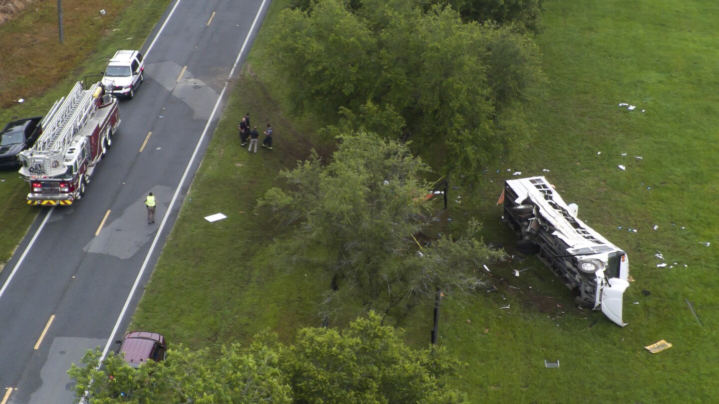 Mexican citizens were traveling to work at a Florida farm when a pickup hit their bus, killing 8