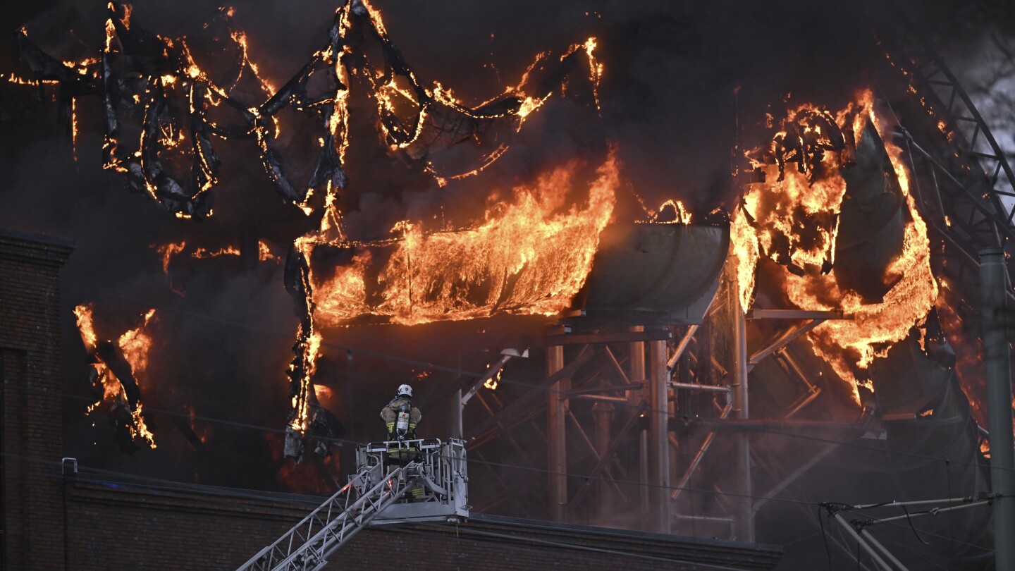 Report: Welding at water slide caused huge fire in Sweden that killed one person