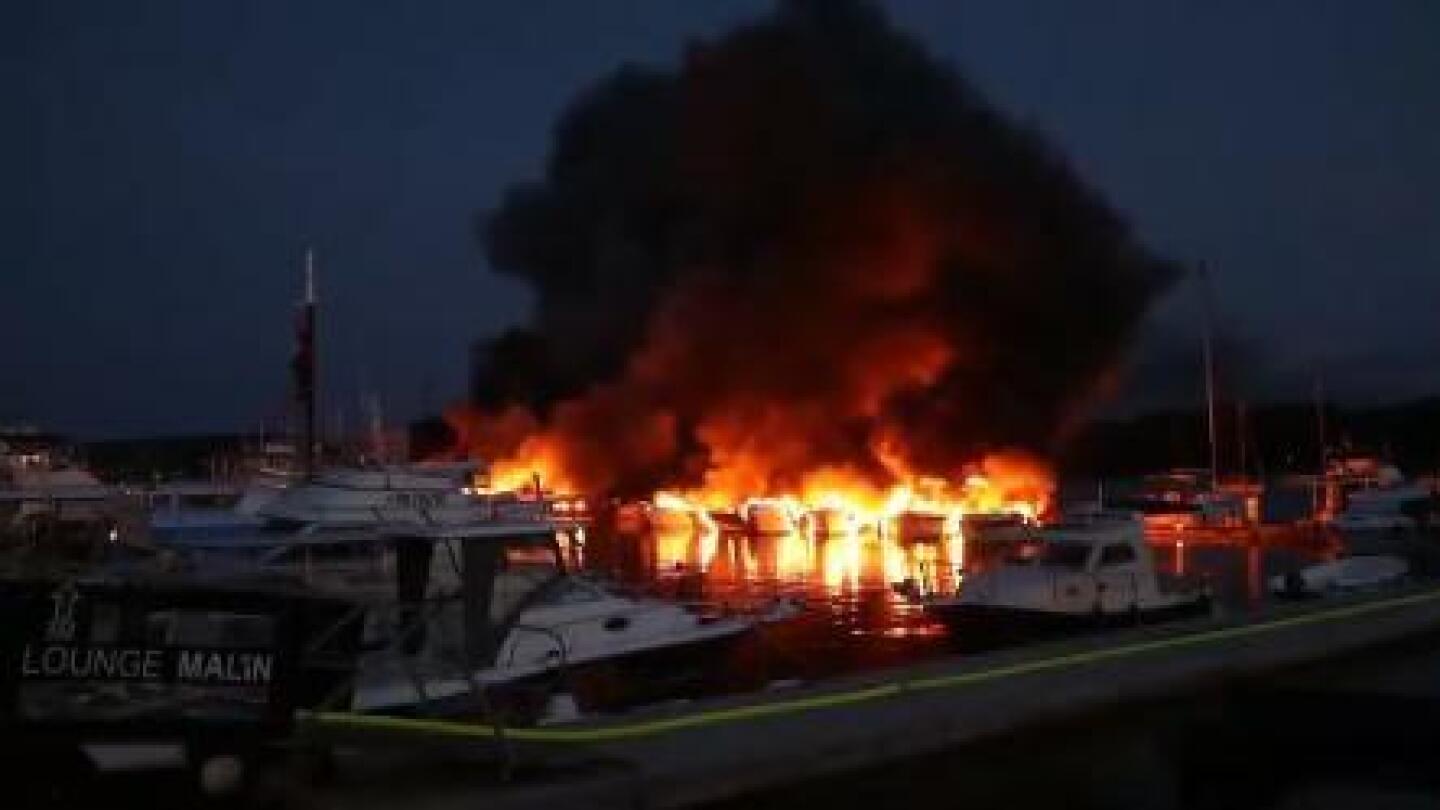 Fire rips through Croatian marina, destroying 22 boats | AP News