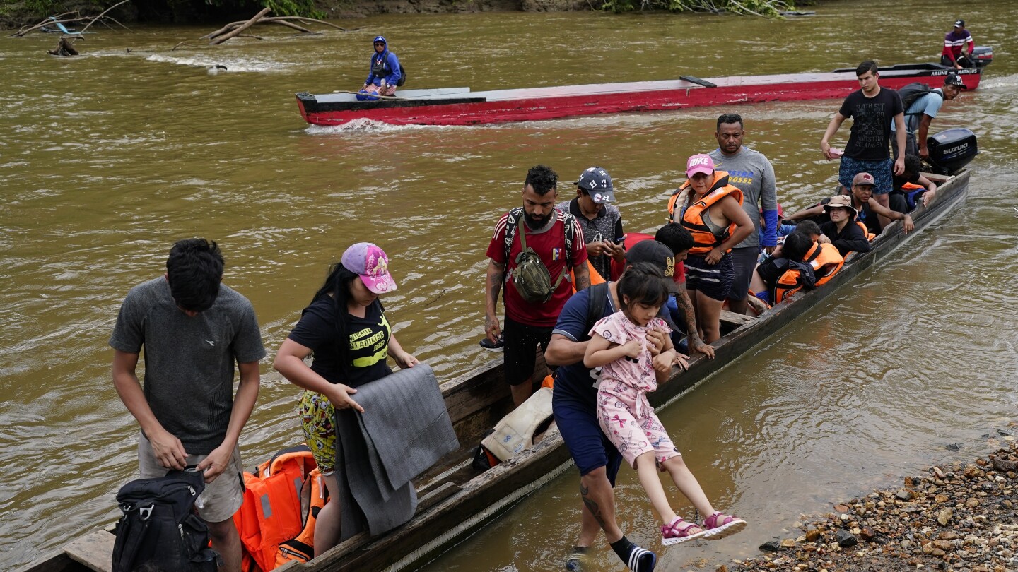 Child migration through Panama’s dangerous Darien Gap is up 40%, UN report says