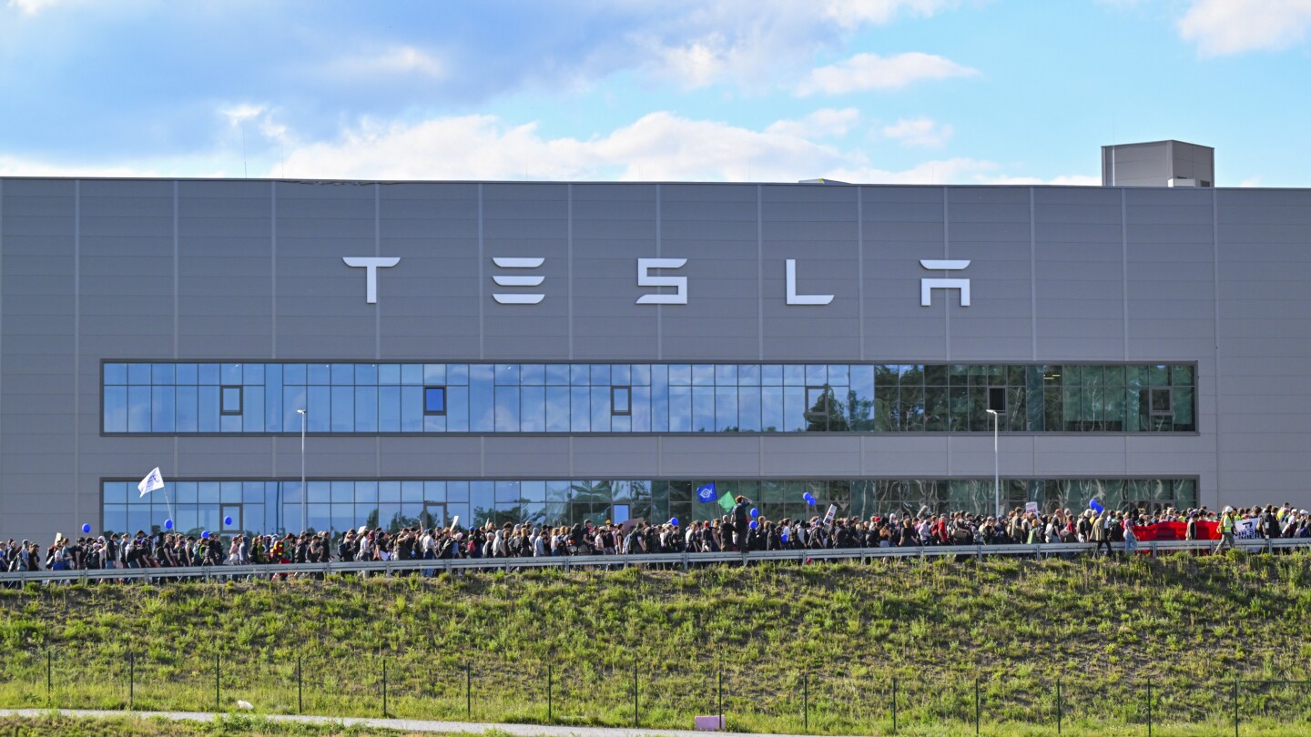 German council approves a revised plan by Tesla to expand its plant near Berlin