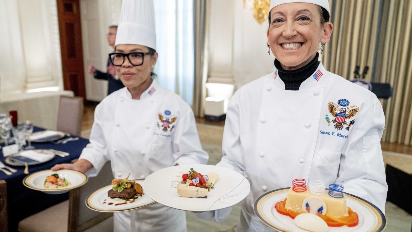 Female White House chef duo has dished up culinary diplomacy at state dinners for nearly a decade