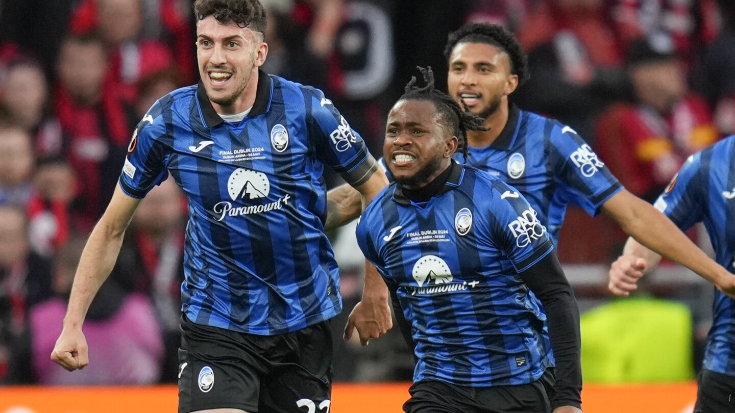 Bayer Leverkusen unbeaten season at risk trailing Atalanta 2-0 at halftime in Europa League final