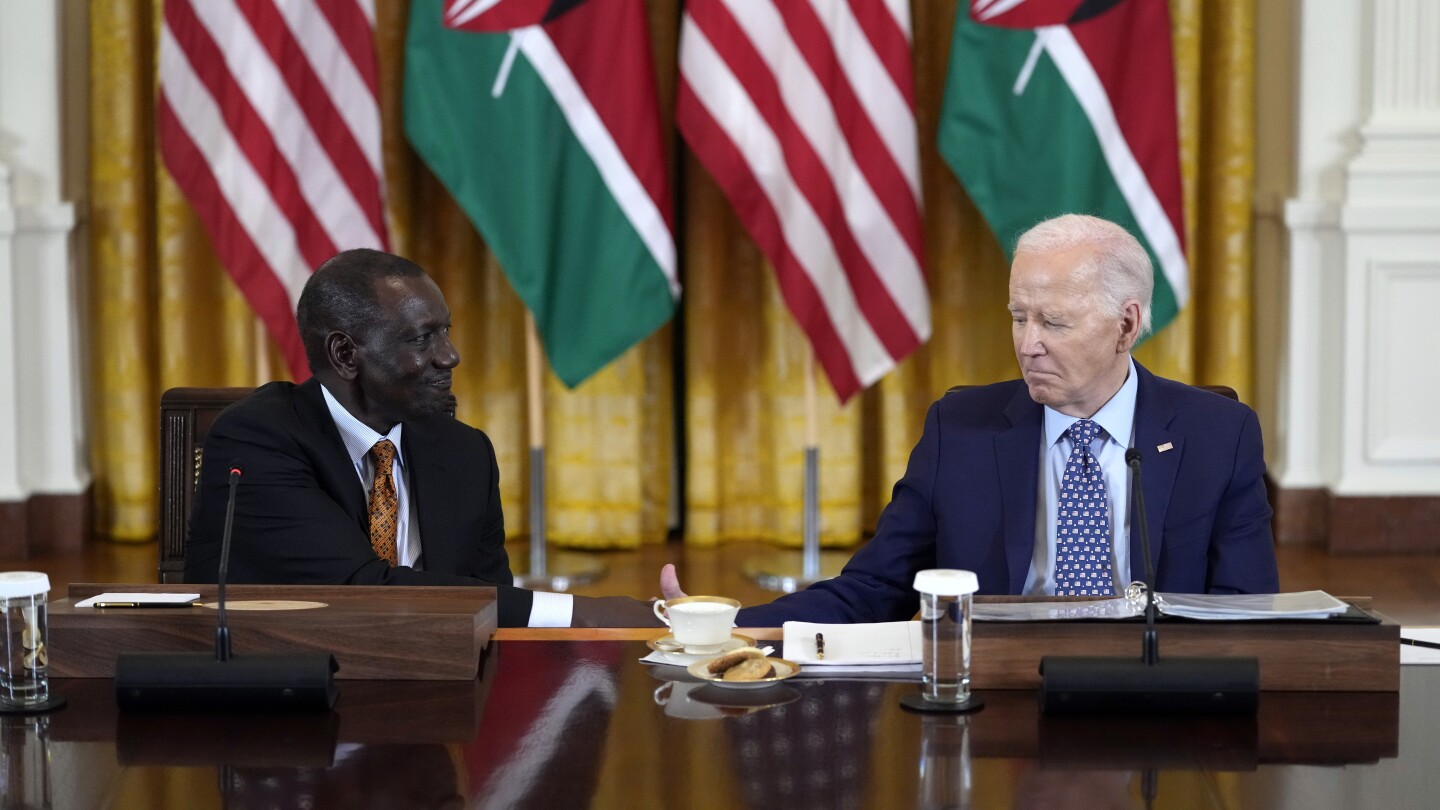 Biden, Kenyan leader urging global leaders to help lessen crushing debt on developing nations