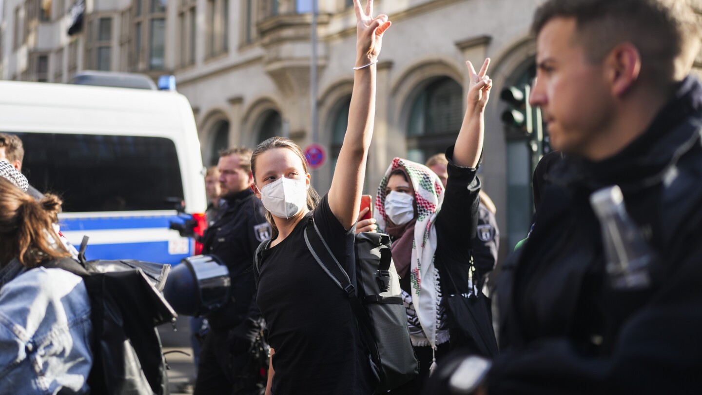 German police clear pro-Palestinian protesters from Berlin university