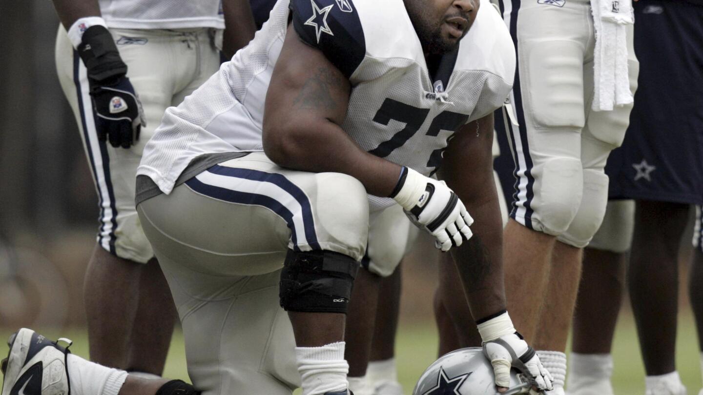 Larry Allen, a Hall of Fame offensive lineman for the Dallas Cowboys, dies suddenly at 52