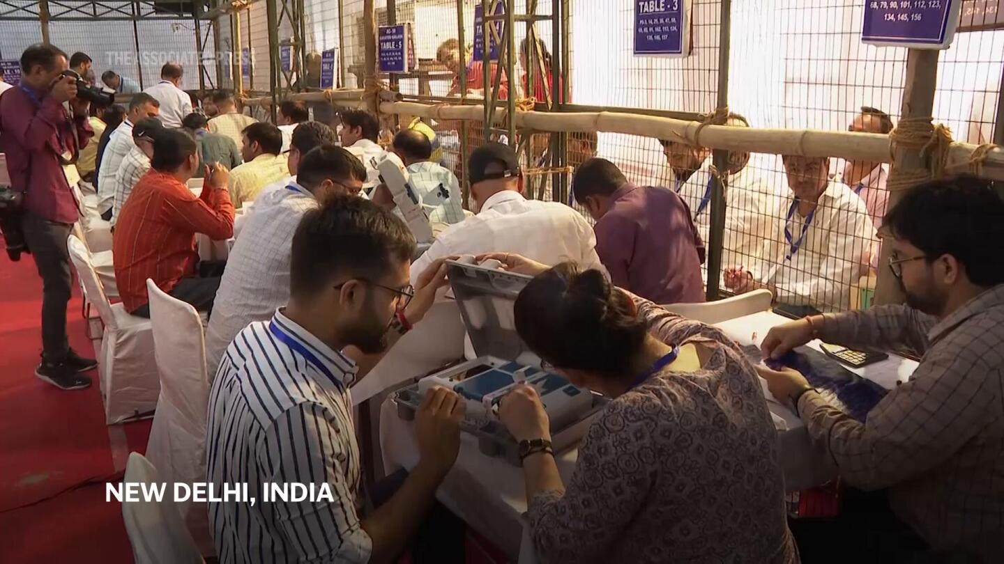 India counts votes from a mega-election seen as a referendum on Modi | AP News