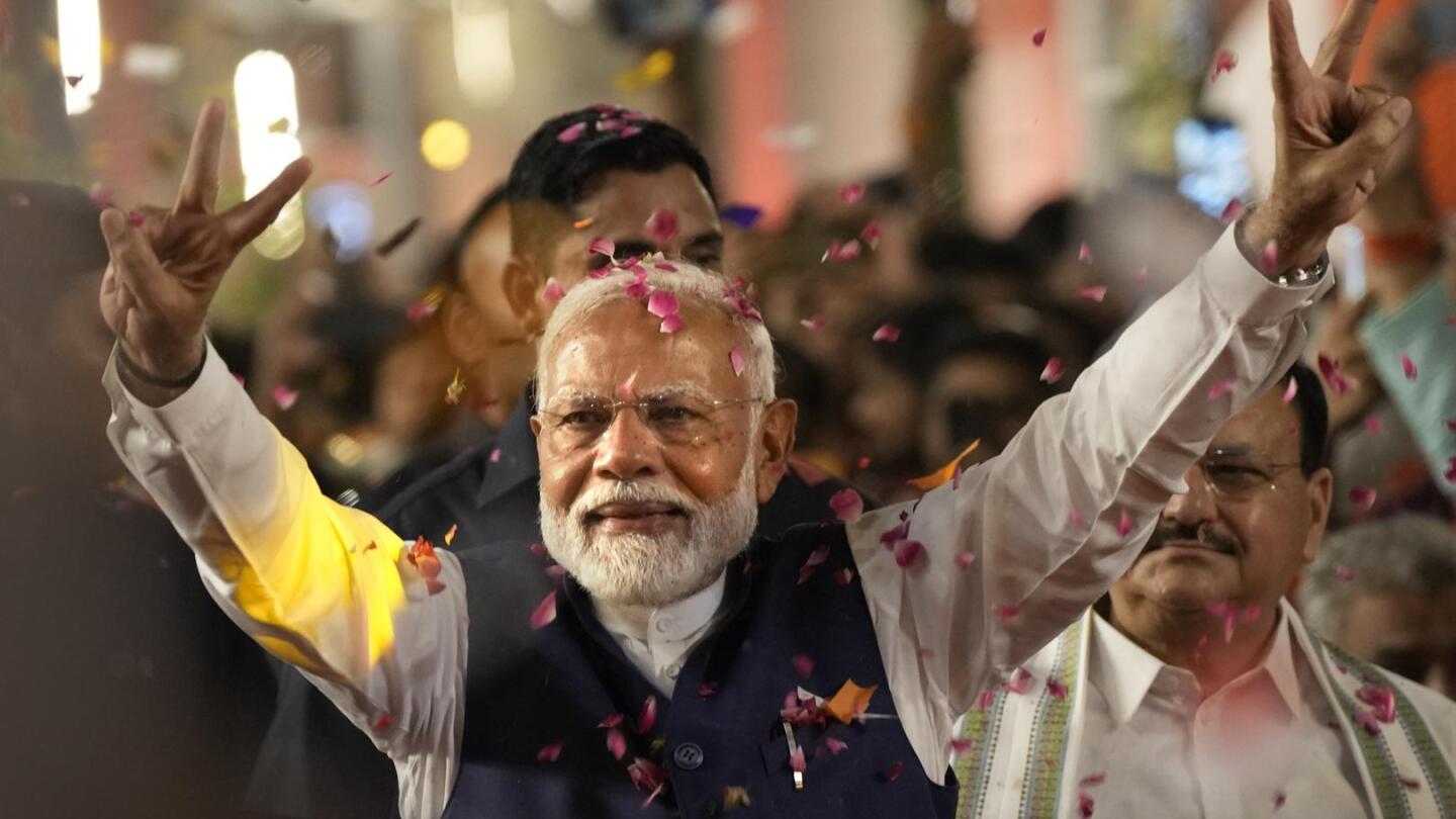 Narendra Modi claims victory in Indian election | AP News