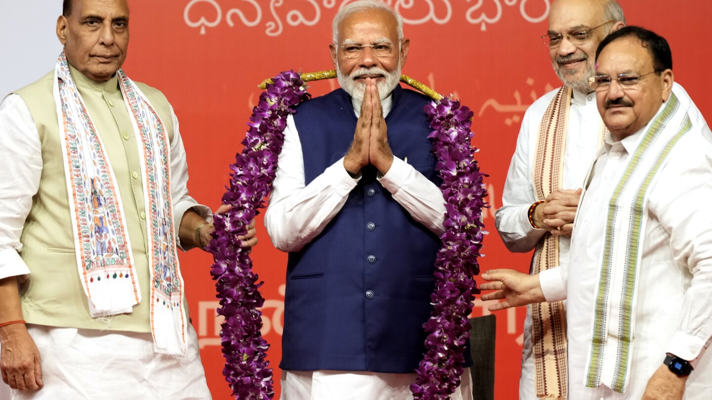 India’s Modi elected as leader of coalition and set to form new government