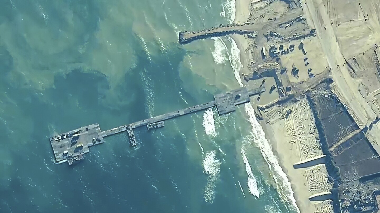 US-built pier in Gaza reconnected after repairs and aid will flow soon, US Central Command says