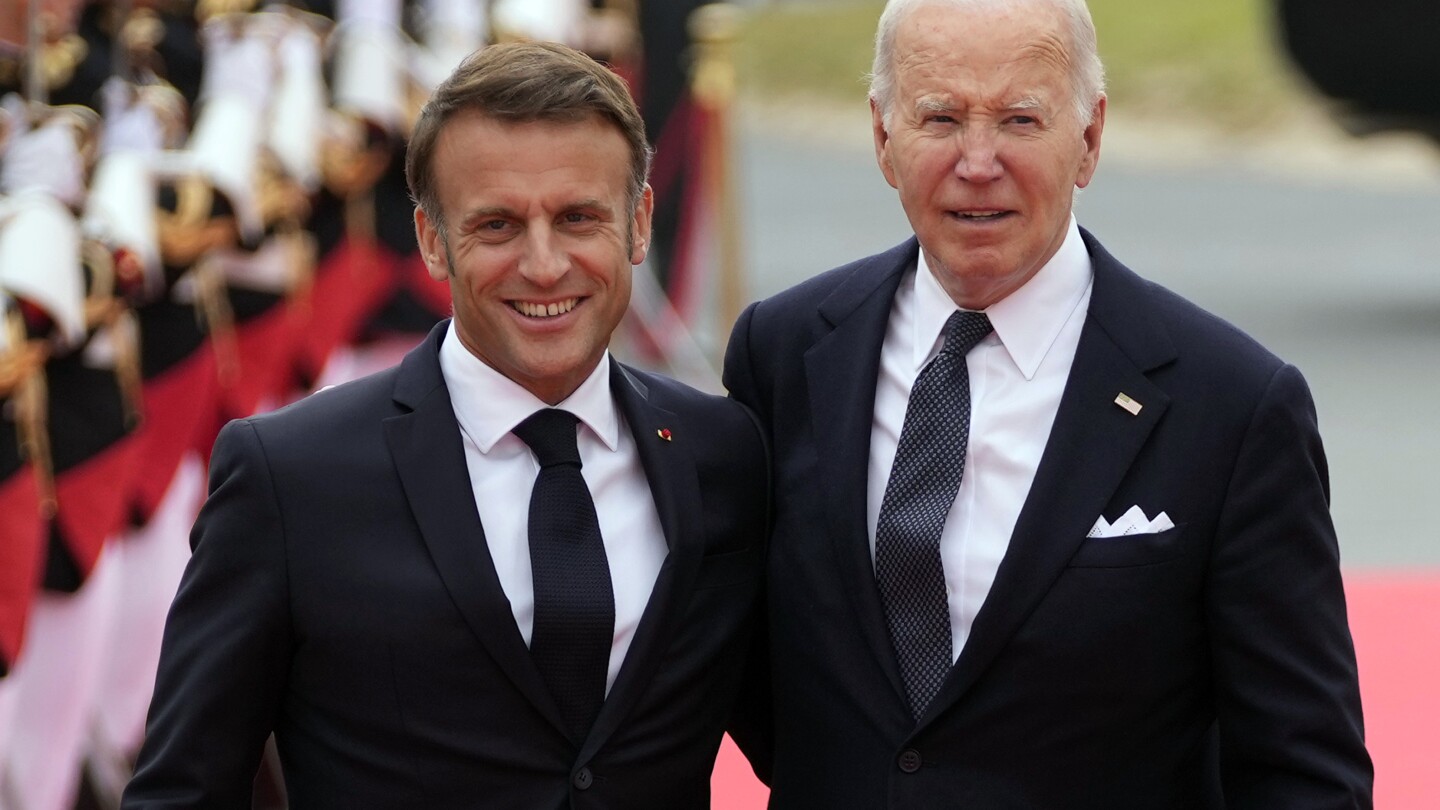 Macron is hosting Biden for a state visit as the two leaders try to move past trade tensions