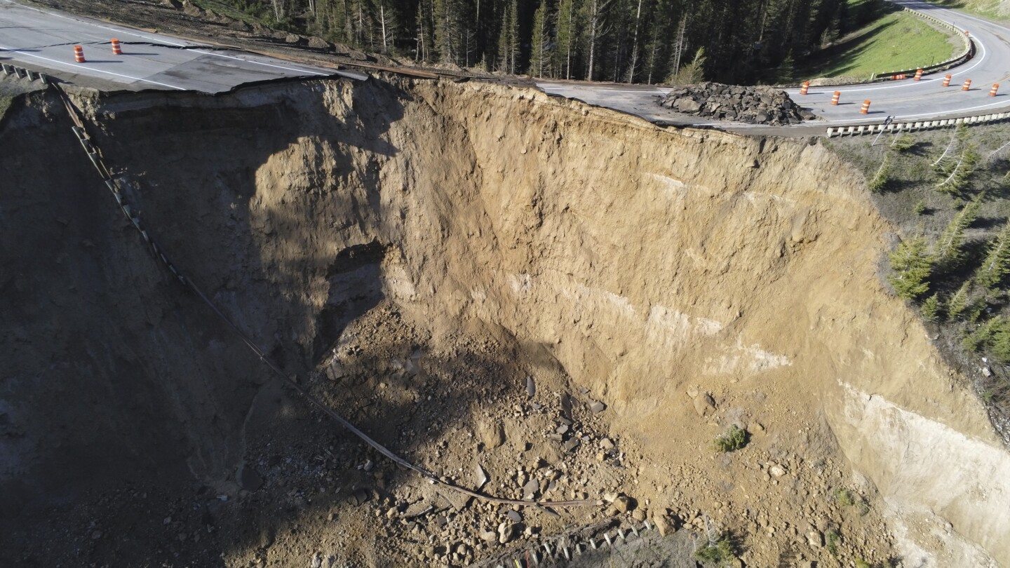 Massive chunk of Wyoming’s Teton Pass crumbles; unclear how quickly the road can be rebuilt