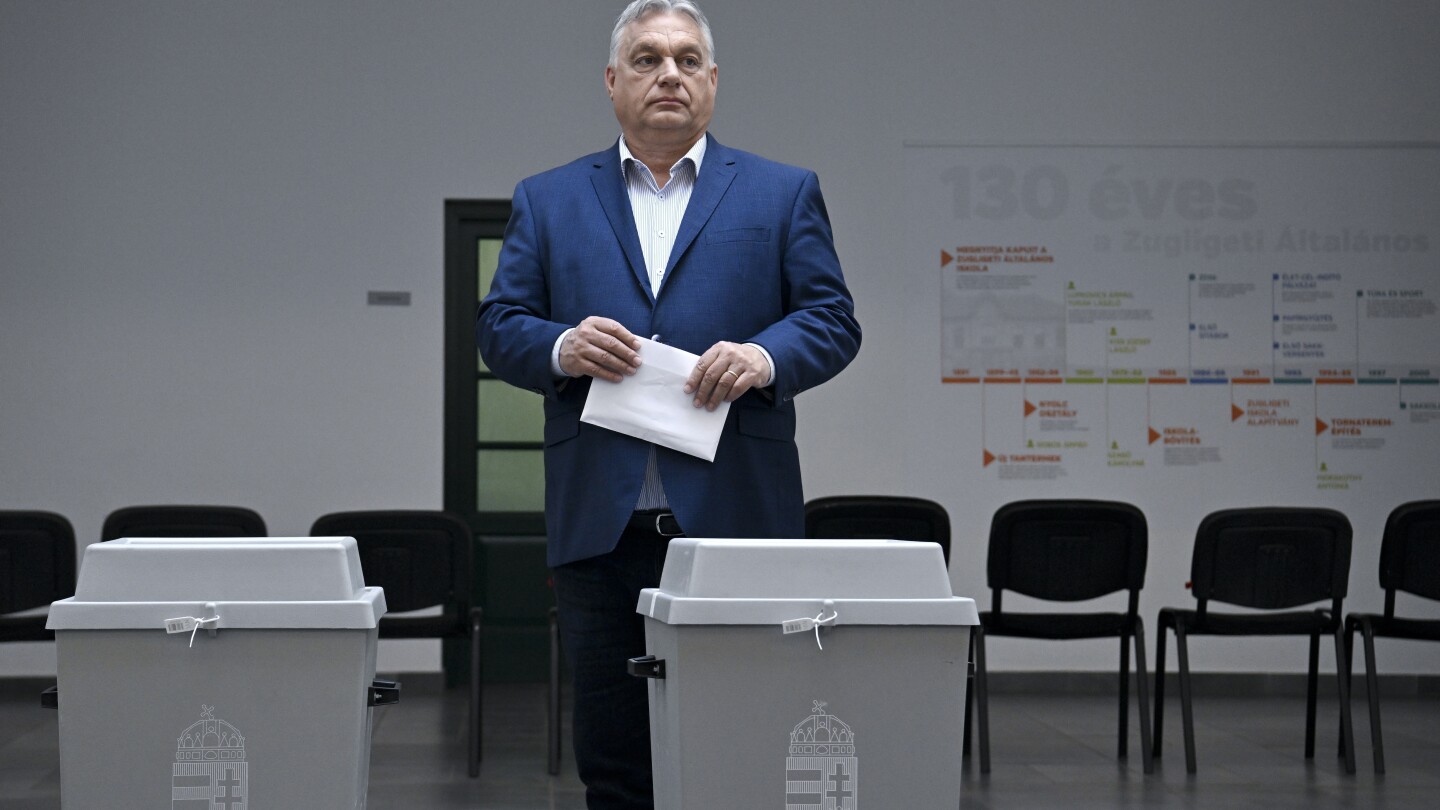 Hungarians elect EU representatives in an election seen as a referendum on Orbán’s popularity